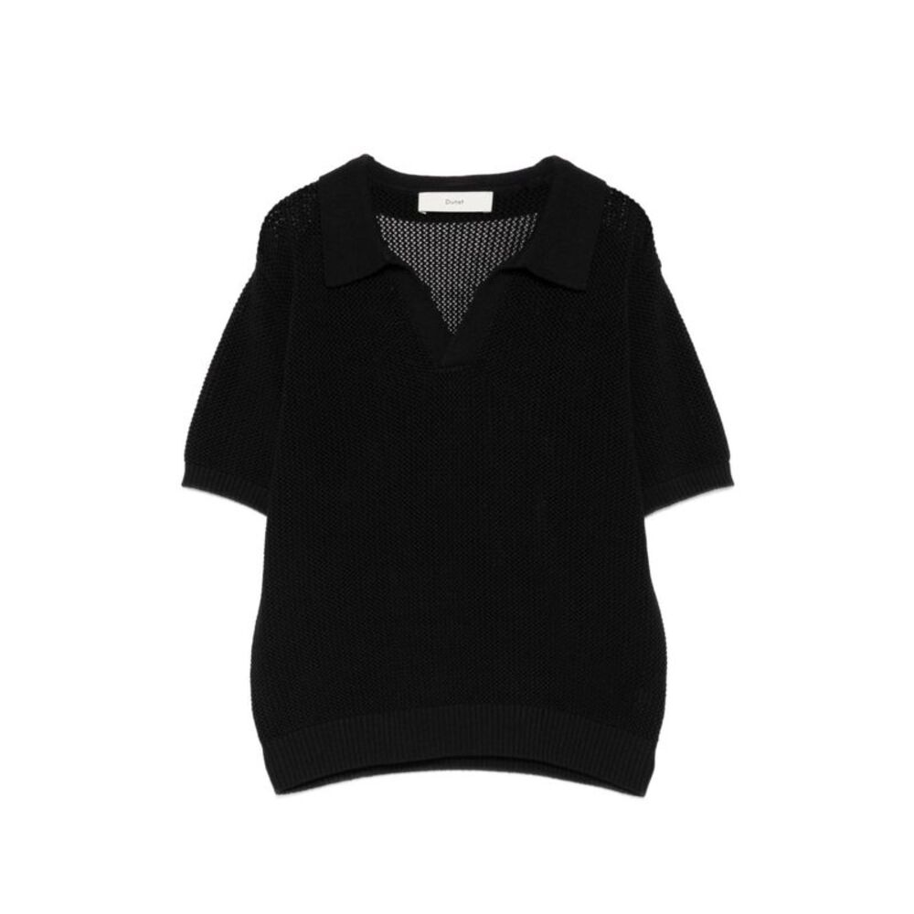 Dunst Women Cotton And Linen Polo Shirt